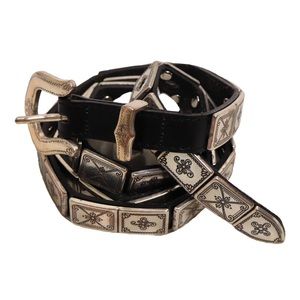 Vintage ‘96 Silver Metal Brighton Belt